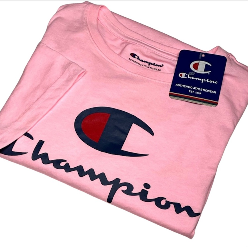 Champion Kids T-Shirt Top Short Sleeve Athletic Wear Crewneck XL NWT
